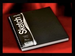 SKETCH Book 12”x 9” Premium Thick Drawing Paper Wire Bound 75 Perforated Sheets