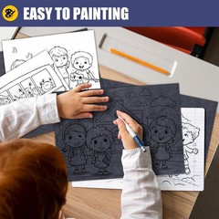 Versatile Black Graphite Transfer Paper – 30 A4 Sheets for Artists & Crafters