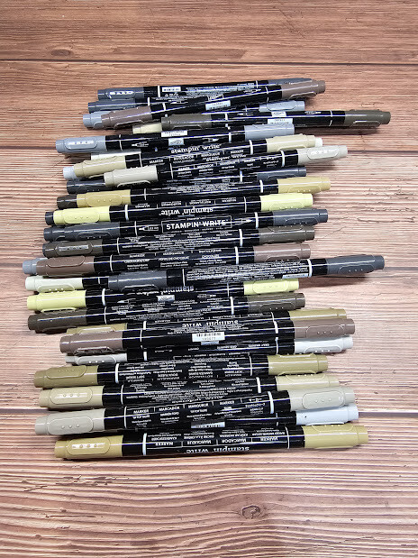 Stampin’ UP! Stampin’ Write Markers Old Style -Brown/Gray/Black-You choose Color