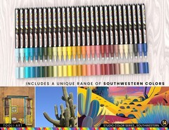 Tooli-Art 28 Southwestern Colors Acrylic Paint Pens Studio Color Series Markers