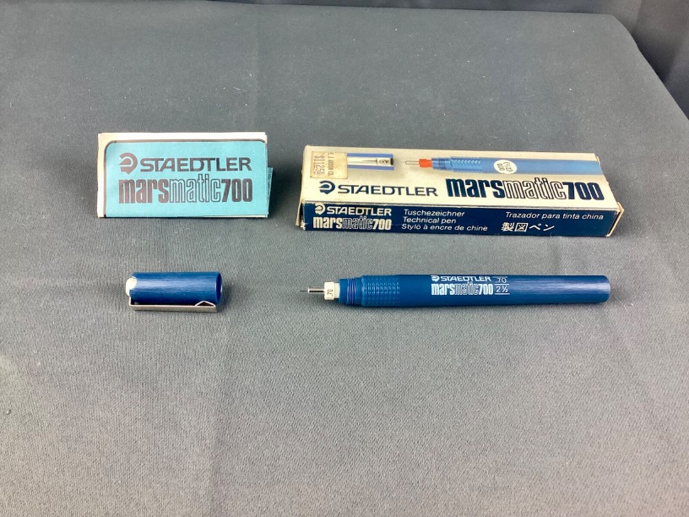 Vint. Staedtler Marsmatic 700 Technical Pen Size .70 (2-1/2) Drafting Lettering