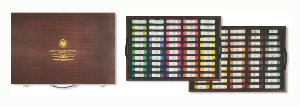 Mungyo Honsell Gallery Artists 4400360 Handmade Soft Pastels Set Of 100 Wooden