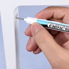 3Pcs 0.7mm [White] Permanent Paint Marker Pen for Wood Rock Plastic Glass Metal