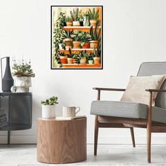 Green Plant Canvas Paint by Numbers for Adults-Paint by Numbers Adults Plant,Pai