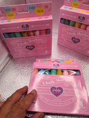 Lot of 3 Loddie Doddie Box of 8 Pastel Chalk Markers Valentine’s Day Be Mine New
