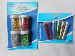 1 Packet of 4 x 10g containers & 1 Packet of 6 Tubes (Craft Glitter)