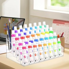 2 Pack Acrylic Paint Tube Organizer 40 Slots5 Layers Watercolor Paint Tube Ho