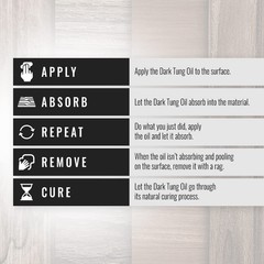 , Dark Tung Oil for Wood Finishing, Cutting Boards, Outdoor Furniture, Butche…