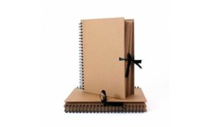 Seawhite of Brighton Kraft Brown Paper Wire Bound Sketch Book Scrapbook A3