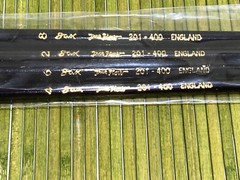 Vintage Sax True Flow Flat Paint Brushes 201-400 Sizes 2-4-6-8 England