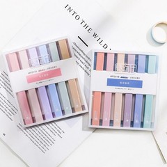 6Pack Multiple Colors Soft Marker Pen 4mm Nib Fluo Pen Smooth Writing Marking A