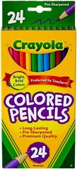 Crayola Colored Pencils-24 ct ea. *(Lot of 5 Packs)*