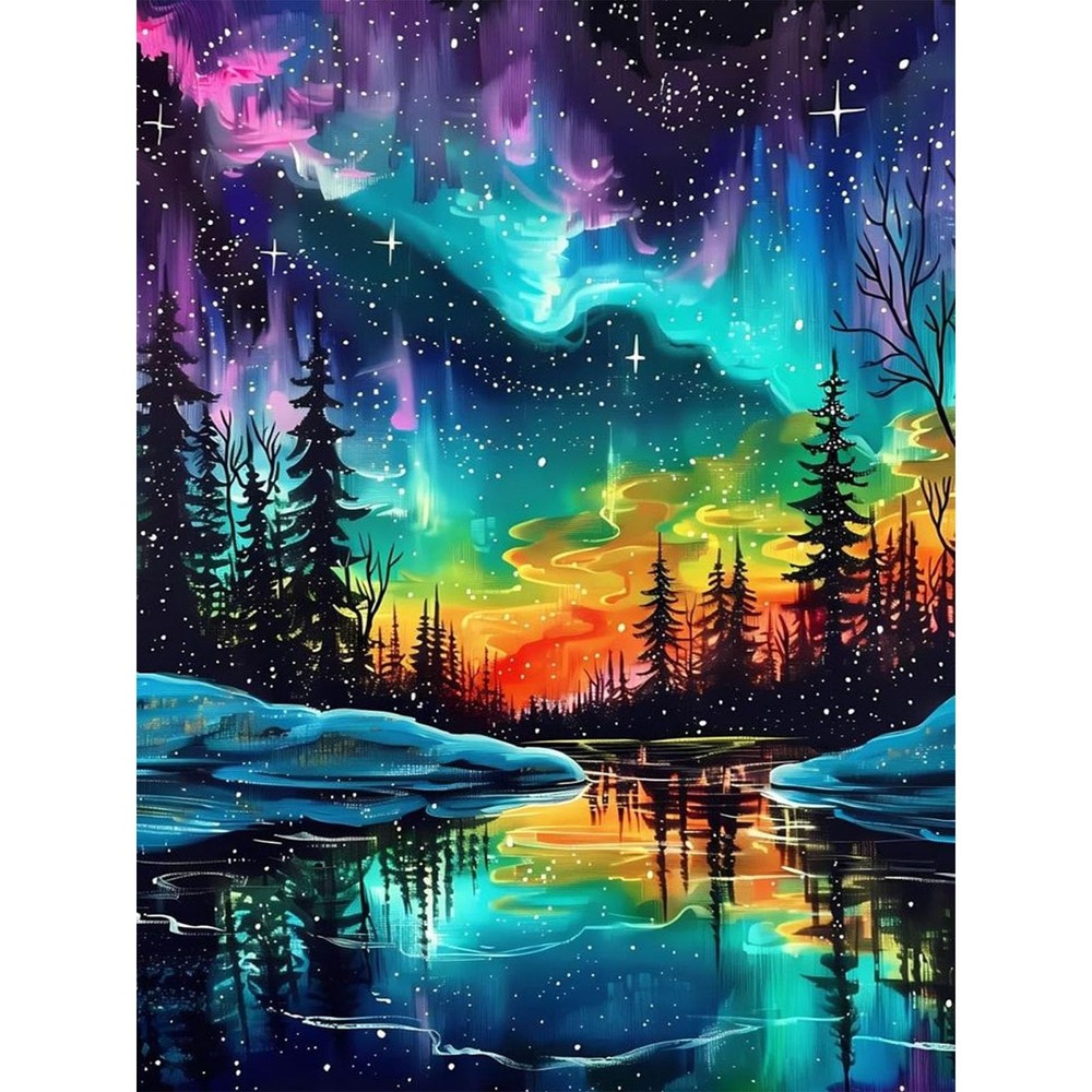 Landscape Diamond Art Kit – 5D Diamond Painting for Adults Landscape, Scenery K