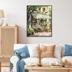 Camocin Paint by Numbers Kit for Adults – Street Cafe Adult 16x20inch, Cafe-1