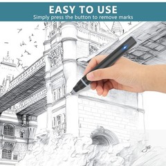 Electric Eraser, USB C Rechargeable Pencil Eraser with 220 Eraser Refills, 2 Era