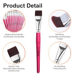 Face Paint Brush Setpcs Artist Brushes for Body Face Painting,Acrylic 15