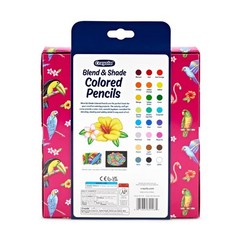 Crayola 24ct Blend and Shade Colored Pencils, School Supplies, Adult Coloring
