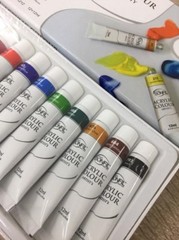 SPAIN BONFIL Professional Watercolor Paint Set tubes Artist Quality 12/18 Colors