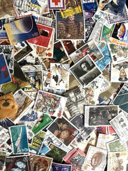 1000 Mixed GB Postage Stamps Commemorative only for Art/Crafting, used off paper