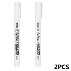 1-3pcs White Waterproof Permanent Paint Marker Pens for Metal Wood Fabric*