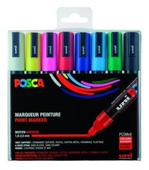 Marker Set of 8 in Assorted Colors, Pens for Art Supplies, School, Rock Art, …