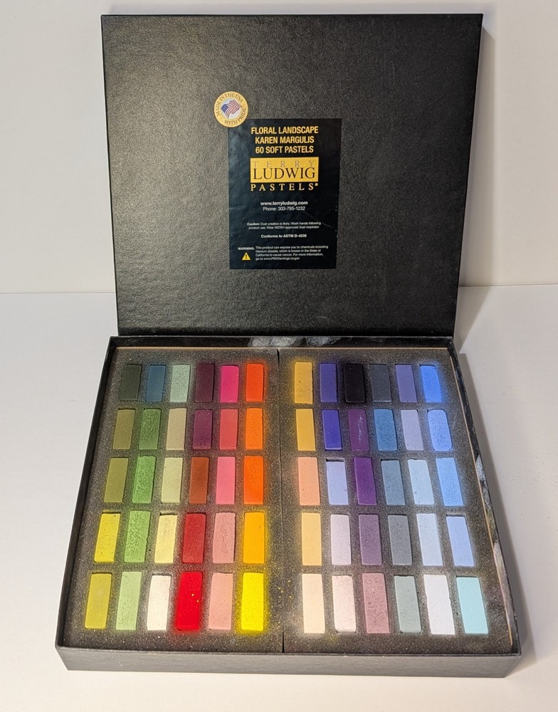 Terry Ludwig Pastels – Set of 60, Floral Landscape – Karen Margulis – USED