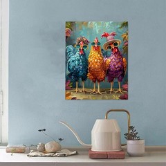 Chicken Paint by Numbers Kits for Adults,Easy Adult Painting by Number on Can…