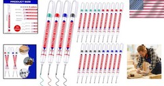 Multi-Purpose Waterproof Marker Pens – 36 Colors for Woodworking & Construction