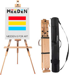 Portable Easel for Painting: Solid Beech Wood Tripod Art Easel for Adults – Fold