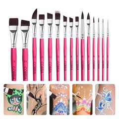 Face Paint Brush Setpcs Artist Brushes for Body Face Painting,Acrylic 15