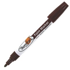 Thornton’s Art Supply Oil-Based Paint Marker, Medium Point, Brown Ink