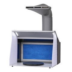 VEVOR Airbrush Spray Booth Portable Hobby Airbrush Paint Spray Booth Dual Fans