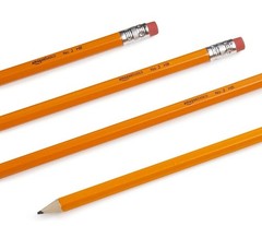 Amazon Basics Wood-Cased #2 Pencils, 1 Count (Pack of 150), Yellow