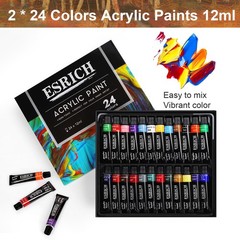 82 PCS Acrylic Paint Canvas Set,48Color Acrylic Painting Kit, Painting Suppli…