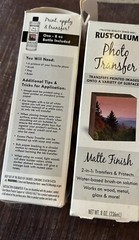 New 5-pack LOT RustOleum specialty Photo Transfer Matte Multi-surface 8-oz