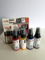 CREA BOX Marabu Acrylic Spray Paint Set 4x50ml Mix & Create Made In Germany