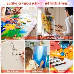Stretched Canvas for Painting – 8×10 Inch/20 20 Pack – Inches, whitre