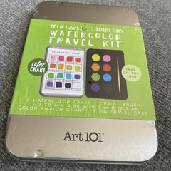 Art 101 Mini Travel Watercolor Travel Kit Creative Tools