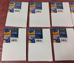 16 New 5 x 7 inch Artist Canvas 100% Natural Cotton for Oil & Acrylic Canvases