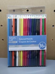 Colored Pencils by Artist’s Loft 36pc Count Wood Multicolor New!