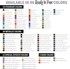 32 Oz 24 Karat Gold Acrylic Paint for Stunning Fluid Art Projects