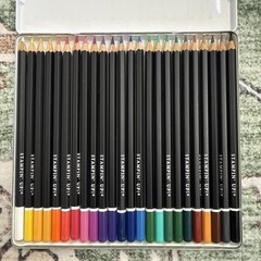 Stampin’ Up! Watercolor Pencils Set of 24 Acid Free Colored Pencil Vintage 2002