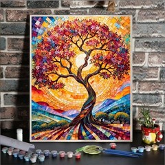 Adult Tree of Life Canvas Painting Kit, Gift Idea
