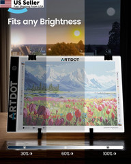 ARTDOT A4 LED Light Pad Diamond Painting Kits USB Powered Adjustable Brightness