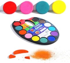 36 Colors Watercolor Paint Set with Brush and Pallets for Artists Students Kids