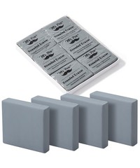 Mr. Pen- Kneaded Erasers, 1.44″ x 1.36″, 6 Pack, Gray, x Grey