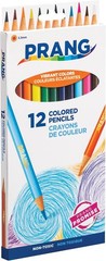12 Colored Pencils with Thick Core – Bright Pigments for Easy Blending