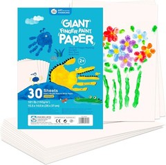 Premium 30-Sheet Finger Paint Paper Pad for Creative Kids – 10.3*14.6 inches