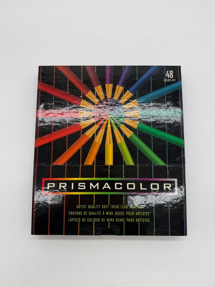 PRISMACOLOR VINTAGE PROFESSIONAL ART SOFT LEAD COLORED PENCILS 48 (read) PC955