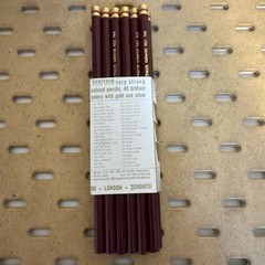 Verithin Eagle Colored Pencils 12 ct Carmine Red 745 Vintage USA Made New
